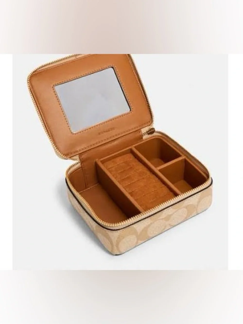Coach - Jewelry Box (IM/Light Khaki/ Chalk)
